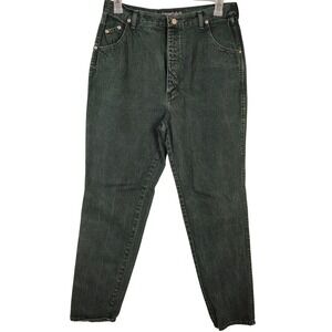 Vintage Wrangler Silver Lake Hunter Green High Waisted Jeans Made in USA NA201CJ